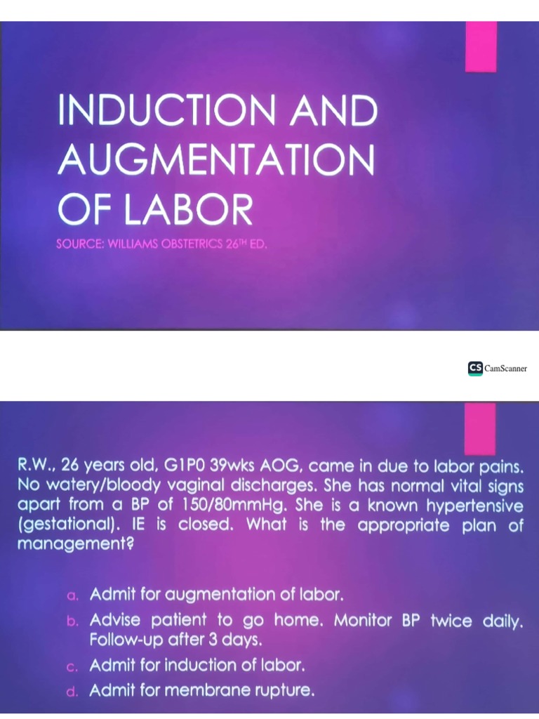 OBInduction of LaborNovember 9, 2022 PDF