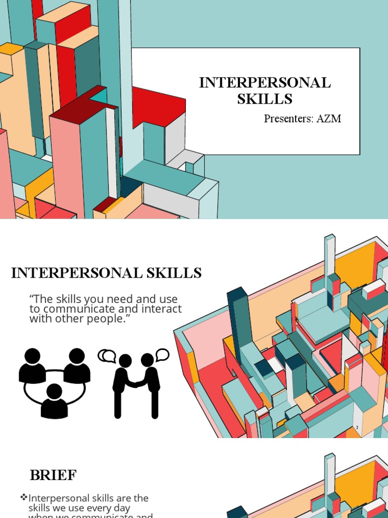 Interpersonal Skills Rev01 | PDF | Communication | Social Skills