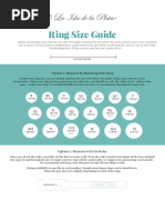 La Isla de La Plata Ring Size Guide