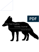 The Ted Hughes Society Journal: Volume VIII Issue 1