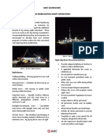 IADC Guidelines Rig Mobilization Night Operations