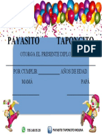 Diploma Payasito