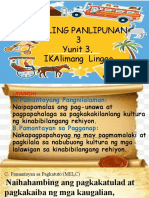 Araling PANLIPUNAN 3 - WEEK 5 - DAY 1