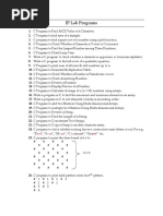 Sec KProg List