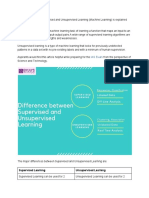 Difference Between Supervised and Unsupervised Learning