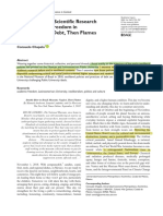 Chapela, Consuelo. Double Blow To Scientific Research and Academic Freedom in Latinoamerica Debt, Then Flames - Qualitative-Inquiry