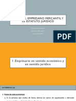 DMI Tema 2 Empresario Mercantil y Su Estatuto Juridico