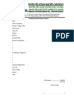 FORMULIR PENDAFTARAN - Makesta KePoNdan