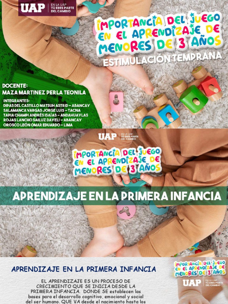 Importancia del Juego en la Infancia | PDF | Aprendizaje | Infancia