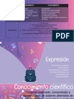 Pensamiento V CONOCIMIENTO V Conocimiento Cientifico.