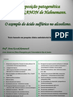 Anteposição Patogenética e o ORGANON de Hahnemann.: O Exemplo Do Ácido Sulfúrico No Alcoolismo