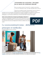 Cadre D'o Curriculum