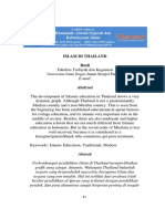Khazanah: Jurnal Sejarah Dan Kebudayaan Islam: Islam Di Thailand Rusli