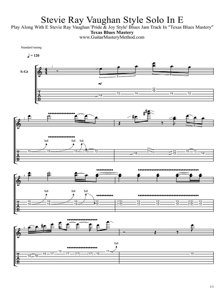 Libro Per Chitarra Stile Stevie Ray Vaughan - Include Accesso A Video E Audio - Foto 6