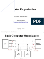 Computer Organization: Lec #2: Introduction Bnar Mustafa