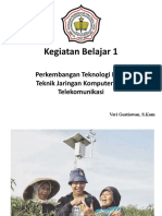 Perkembangan Teknologi Jaringan