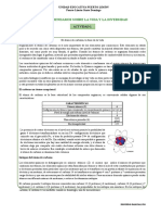 Tema: Aprendamos Sobre La Vida Y La Diversidad: Actvidad 1 1. Lee El Siguiente Texto