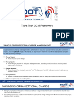 Florida Department of Transportation Trans Tech Ocm Framework