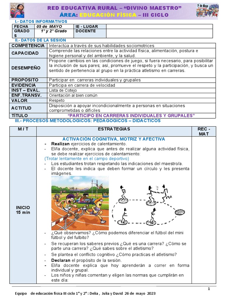 Educación Física: Carreras y Atletismo | PDF | Maestros | Deporte del ...