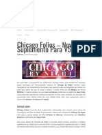 Chicago Folios - Novo Suplemento para V5. - Velhinho Do RPG