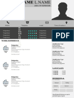 CV Template - P001 Editable