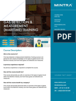 Gas Detection Measurement Maritime Training