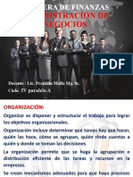 Diapositivas 4 Adminstración de Negocios Ciclo 4 Organización I