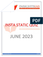 INSTA June 2023 Static Quiz Compilation