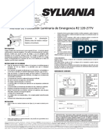 Manual de Instalación Luminaria de Emergencia R2 120 277V Non Reflector 90min