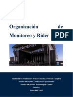 Organización de Monitoreo y Rider