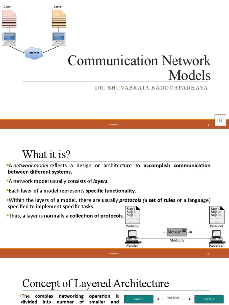 chapter 2 Network Models | PDF | Osi Model | Internet Protocols