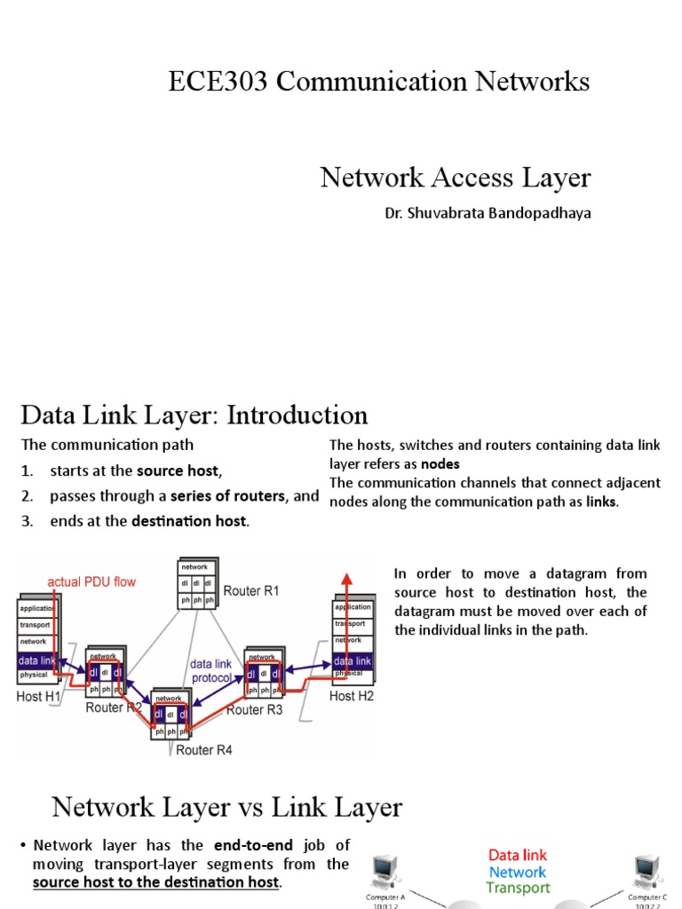 Network Access and Link Layer Overview | PDF | Network Switch | Channel ...