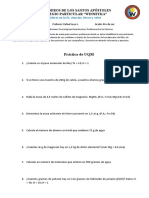 Práctica de Unidades Químicas de Masa - 4to Sec .