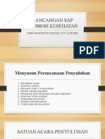 Rancangan Sap Promosi Kesehatan