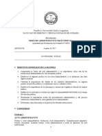 Pontificia Universidad Católica Argentina: Derecho Administrativo Parte Especial