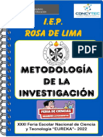 Esquema Proyecto de Investigacion - 2022-Secundaria