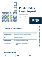 Public Policy Project Proposal
