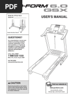 Product - Support - ProForm - PFTL511050 - PROFORM 6.0 GSX TREADMILL - PFTL51105.0-223727