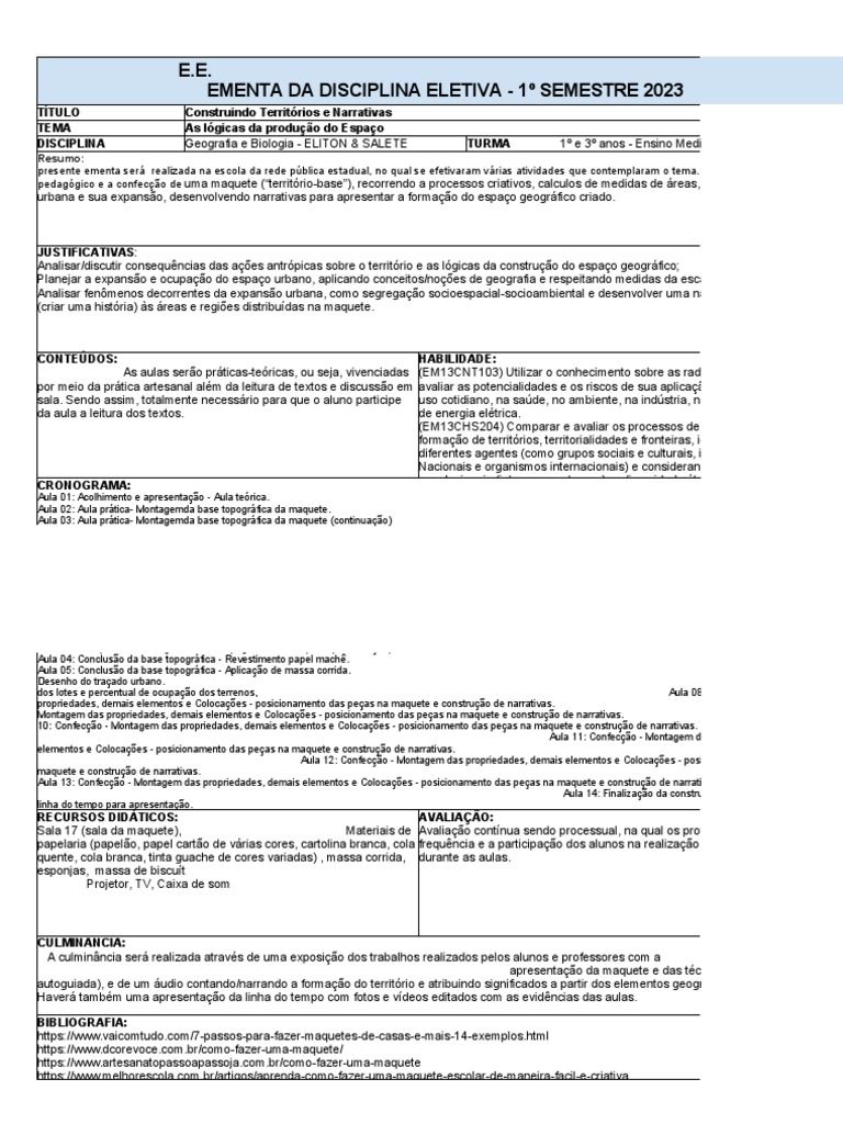  Geografia e Ensino: Dimens›es Teoricas e Praticas Para