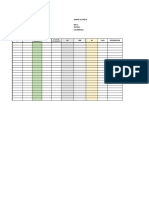 Plantilla para Levantamiento Topografico