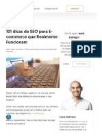 101 Dicas de SEO para E-Commerce Que Realmente Funcionam