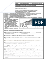 TD #4 Application Sur La Struucture de La Membrane