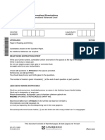 Cambridge International Advanced Level