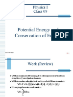 Lec09-Potential Energy and Conservation of Energy