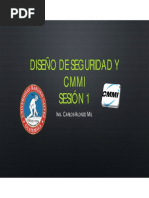 Diseño de Seguridad y CMMI Sesion 1