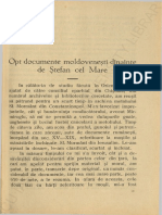 Mihailovici, Paul, Opt Documente Moldovenesti Dinainte de Stefan Cel Mare, Cercetari Istorice, An VIII-IX, Nr. 1, 1932-1933, P. 185-215
