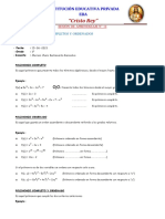 Sesión 14 (3°) Mat