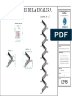 Dimensiones de La Escalera: Corte A - A'