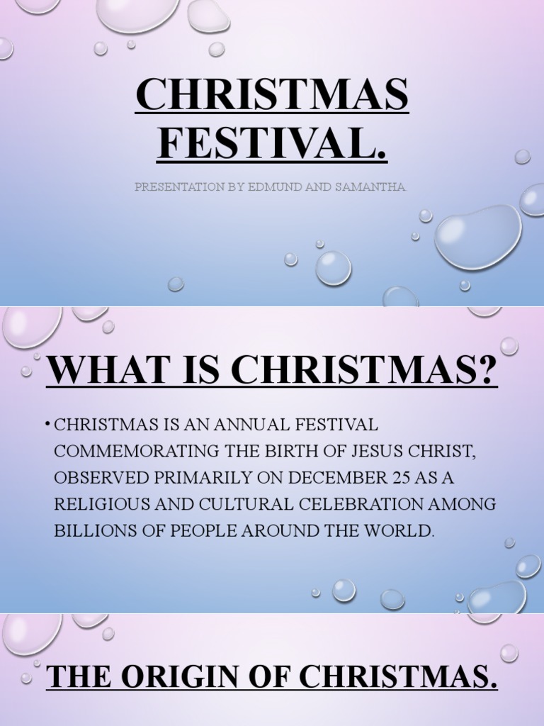 Christmas Festival PDF
