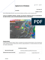 Aviso de Ciclón Tropical en El Océano Atlántico - 3266